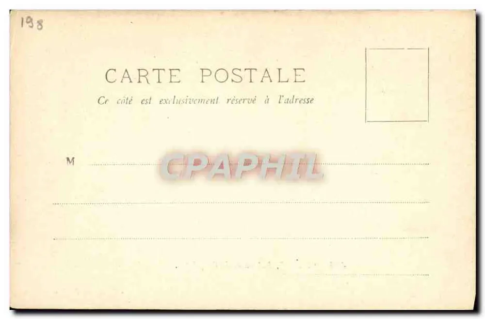 O Élan — Navio-escola dos pilotos — A. Bougault n°496 - Verso