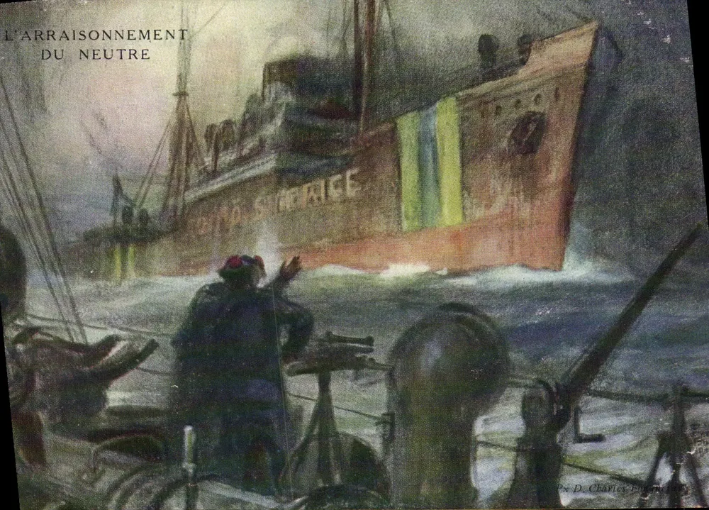 O ARRANJO DO NEUTRO — O navio 'SHERIFF' — Px D. Charles Planchet - Frente