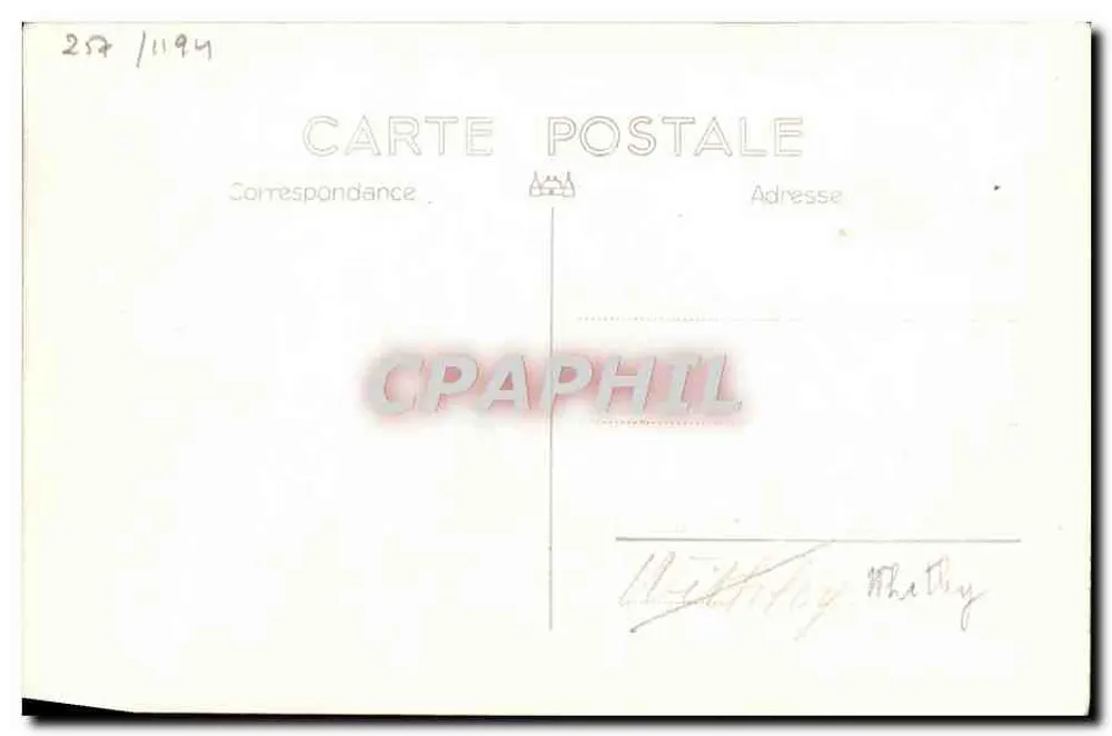 H.M.S. Whitley — D97 — Marus Bar Phot. Toulon - Verso