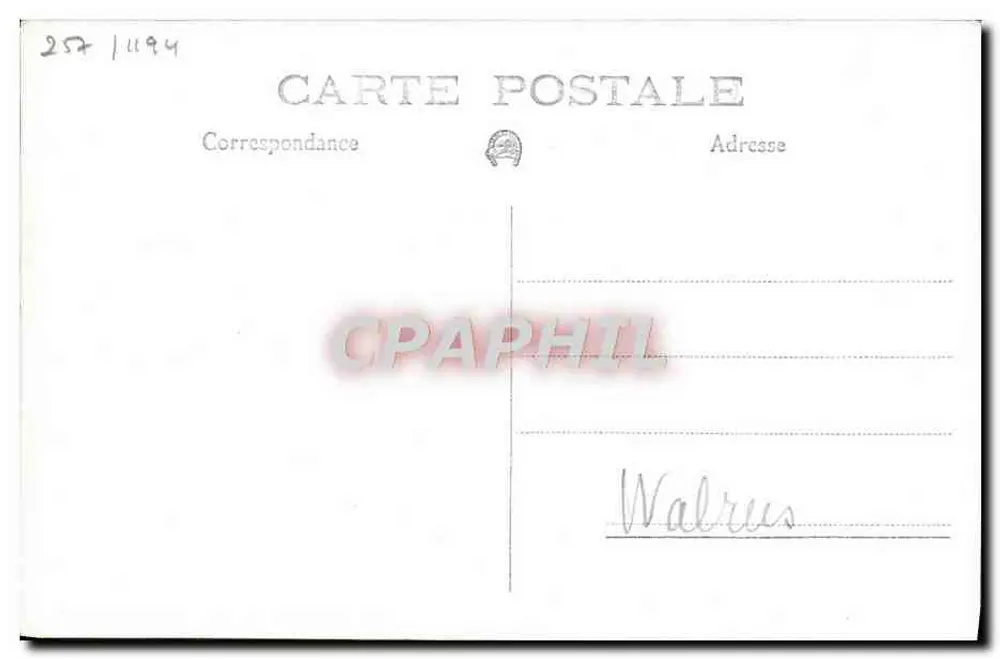 H.M.S. Walrus — D24 — Marius BAR Fot. Toulon - Verso