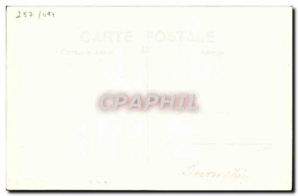 H.M.S. Devonshire — cruzador de batalha — Marius BAR Fot. Toulon, Reprod. Interbd. - Verso