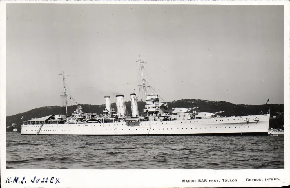 H.M.N.J. Jullex — Cruzeiro da Marinha Francesa — Fotografia de Marius BAR, Toulon - Frente