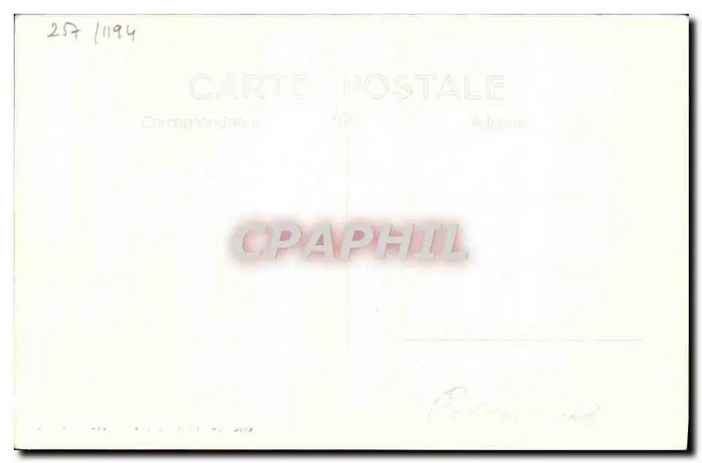 H.M.S. Collingwood — Navio de guerra britânico — Marius BAR Fot. Toulon, Reprod. Interd. - Verso