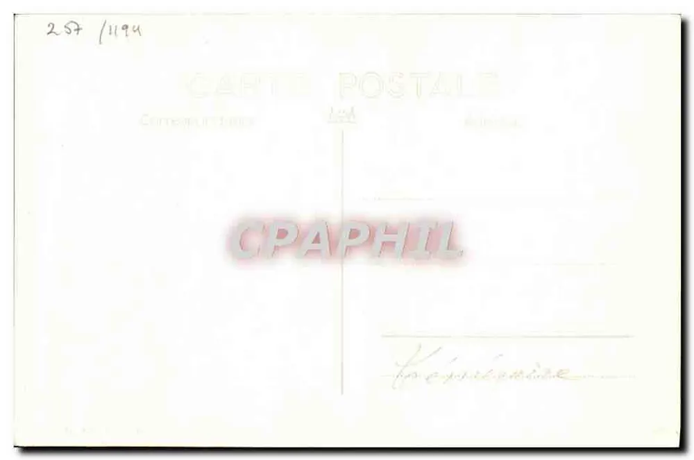 H.M.S. TEMERAIRE — Brytyjski statek wojenny — Marius BAR Fot. Toulon, Reprod. Interd. - Rewers