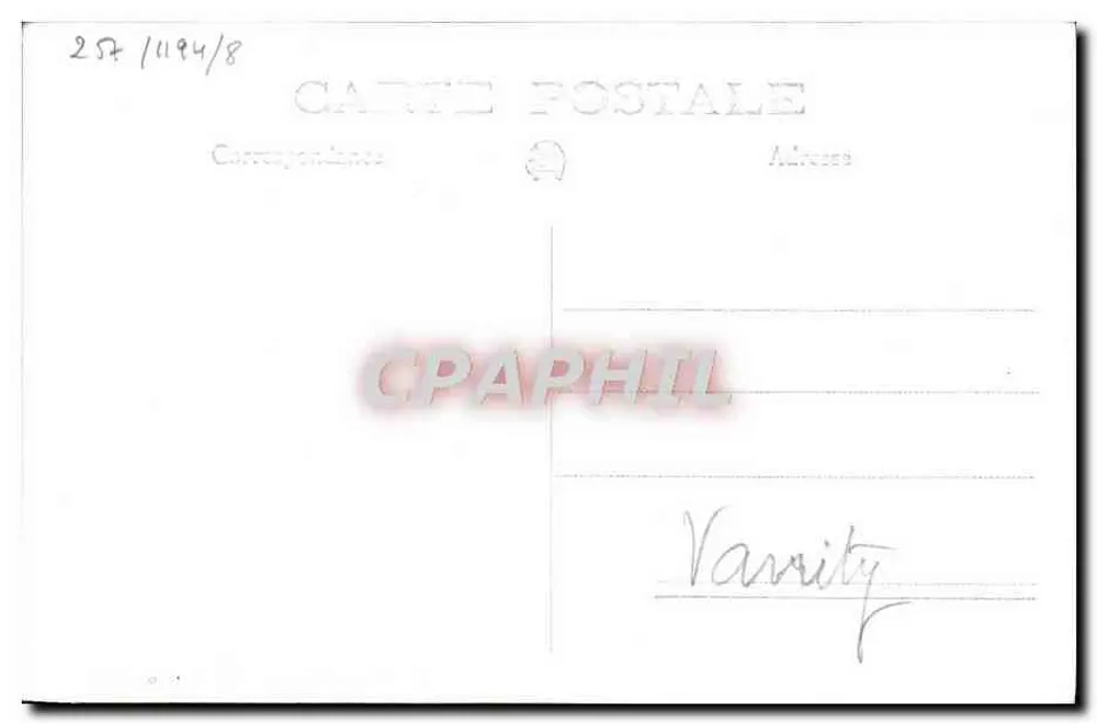H.M.S. VANITY — D28 — Marius BAR Fot. Toulon - Verso