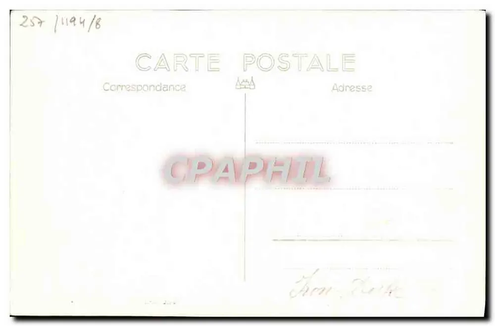 H.M.S. Iron Duke — Navio de guerra — Marcus Bar Fot. Toulon - Verso