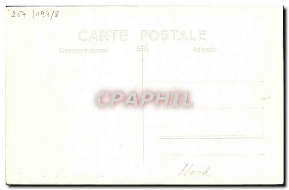 H.M.S. Hood — Brytyjski statek wojenny — Marius BAR Fot. Toulon, Reprod. Interd. - Rewers