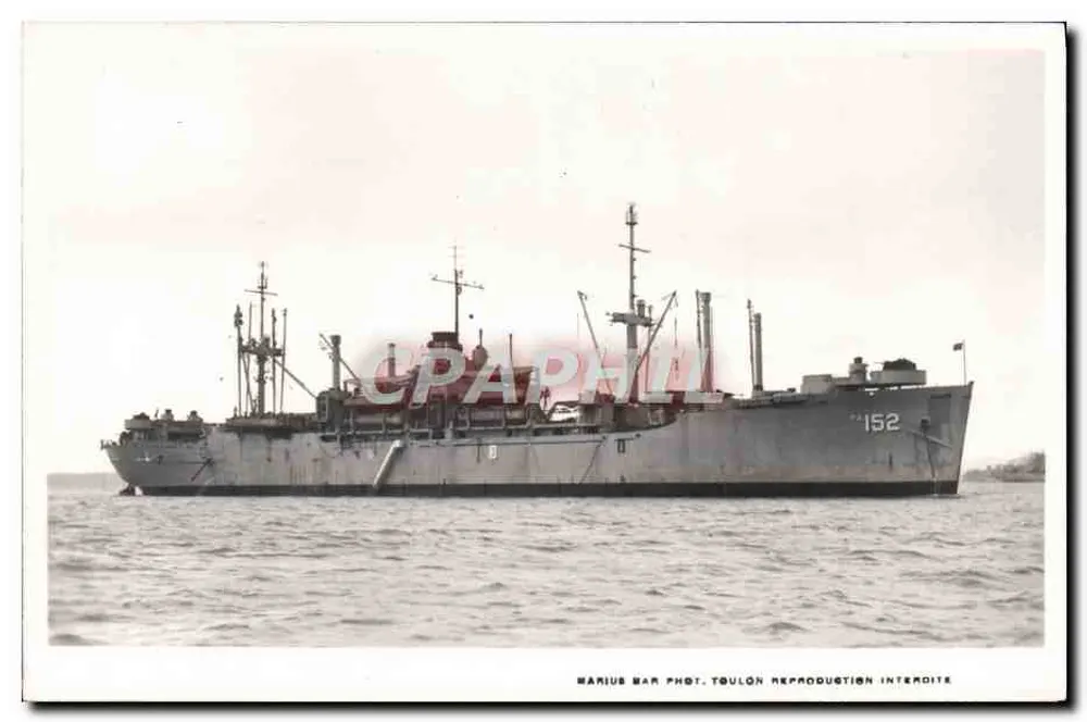 Trasporto USS 152 — Tolone — Marius Bar Fot - Recto
