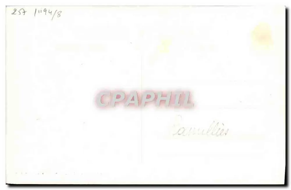 H.M.S. Ramillies — Navio de guerra — Marius BAR Fot, Toulon, Reprod. Interd. - Verso