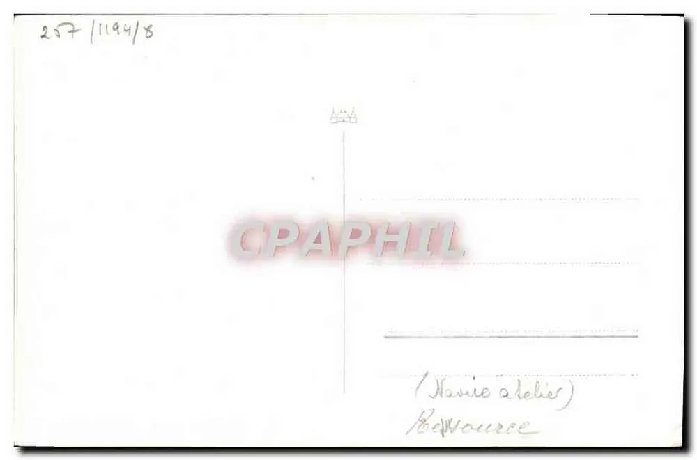 H.M.S. Resource — navio de guerra britânico — Marius BAR fot. Toulon, Reprod. Interd. - Verso