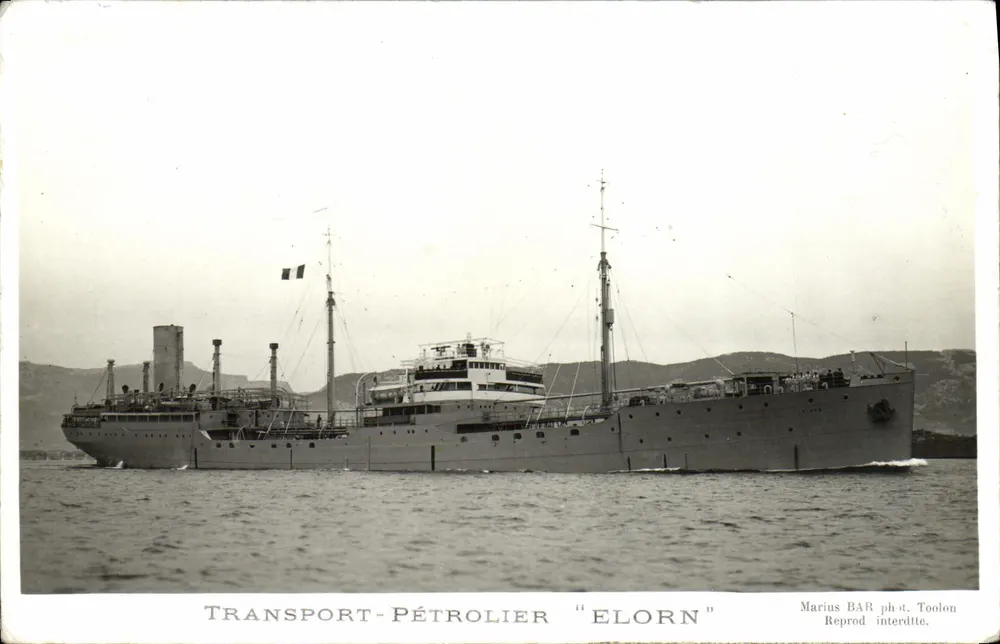 Transporte petrolero "Elorn" — fotografía marítima — Marius BAR fot. Toolon - Anverso