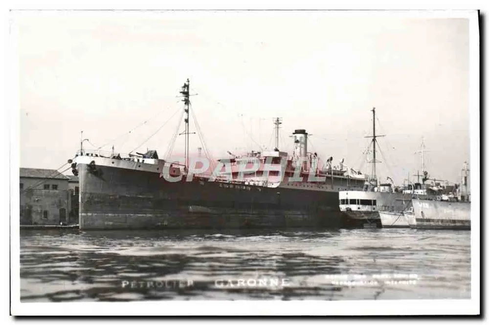Navio petroleiro Caronne — Porto — n° 257 - Frente