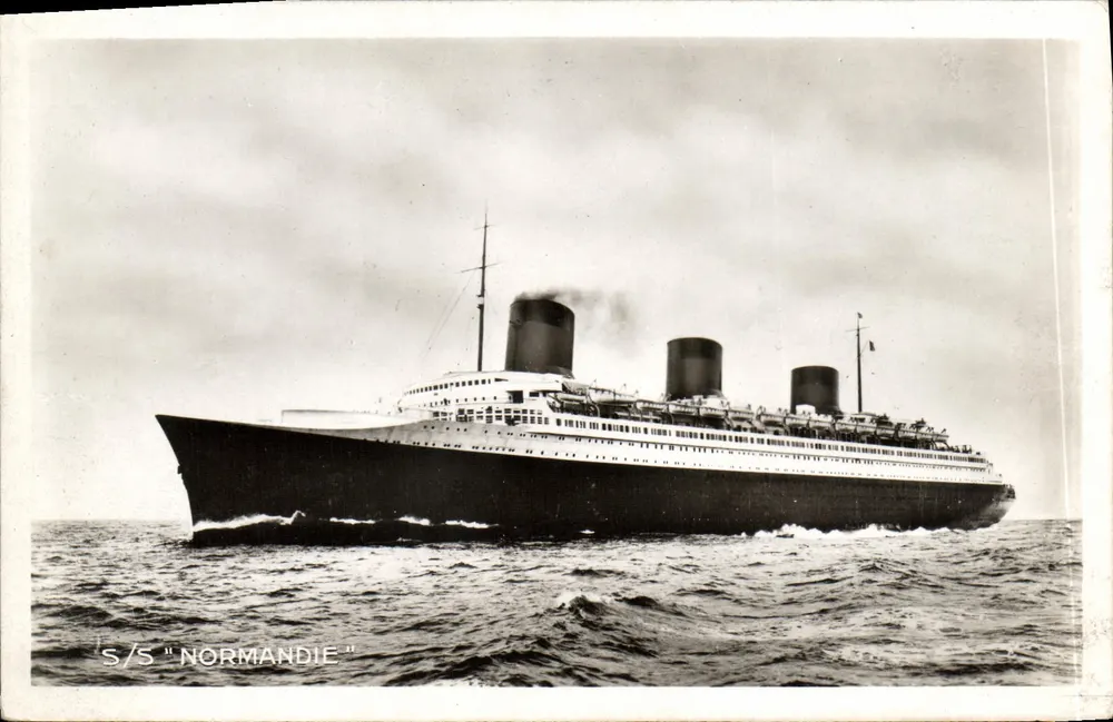 S/S "NORMANDIE" — Côte d'Azur, Frankreich — C.A.P. Strasbourg - Vorderseite
