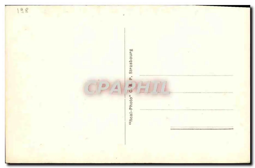 Cruzador Colbert — 18 — editor C.A.P. Strasbourg - Verso