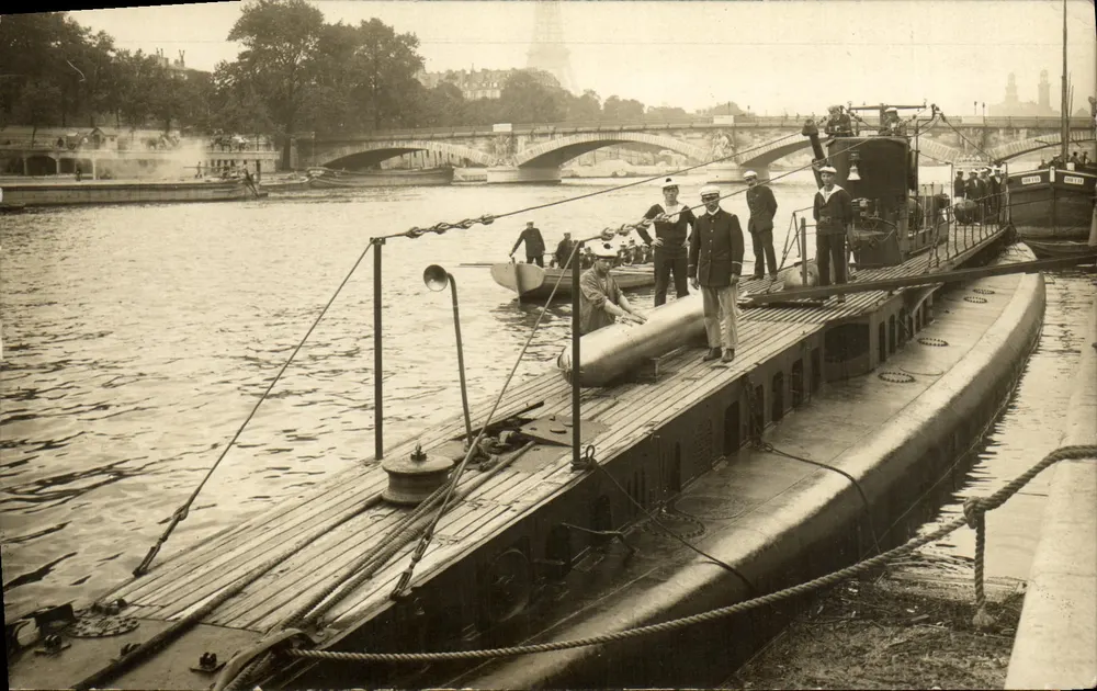 Onderzeeboot in Parijs — op de Seine — n° 57/92/195/8 - Voorkant