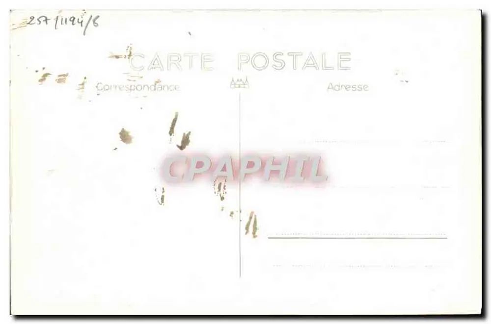 Torpilleur "Tornade" — Toulon — Marius d'AR phot. Toulon - Verso