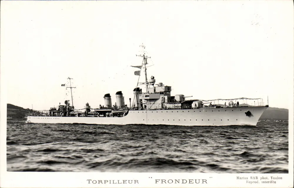 Torpilleiro "Frondeur" — fotografia de Marius BAR, Toulon - Frente