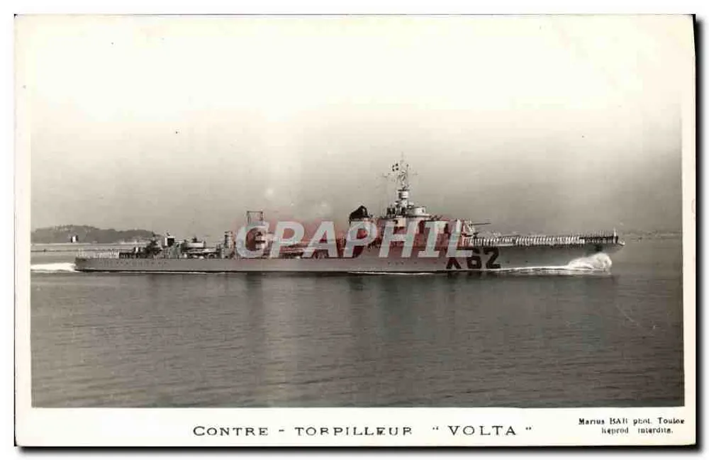 Contratorpedeiro "Volta" — Série 898 — Marcus Ball, Toulouse - Frente