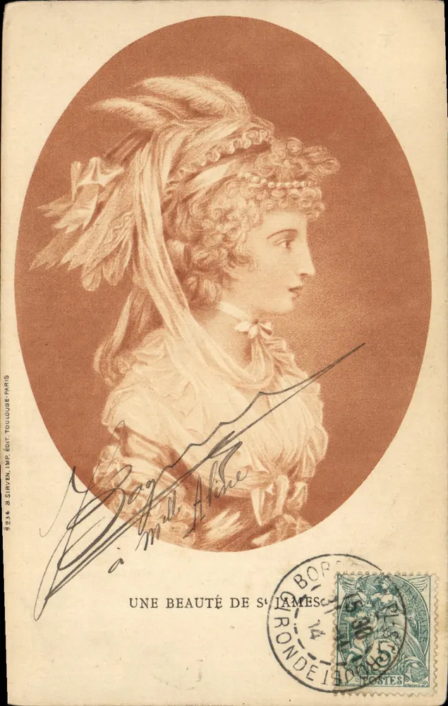 Uma beleza de Saint-James — Sérénade — Imp. Sirven, Toulouse, n° 8234 - Frente