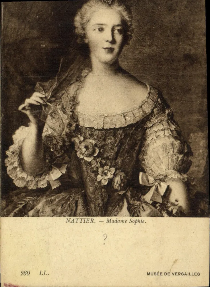 Madame Sophie — Nattier — Museu de Versailles — n° 260 LL - Frente