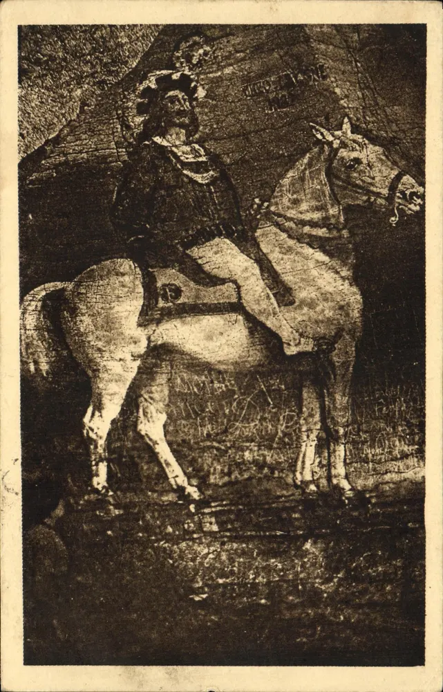 Grotten von La Balme (Isère) — Das Portrait von François I — Coll. Canthi-Roux - Vorderseite