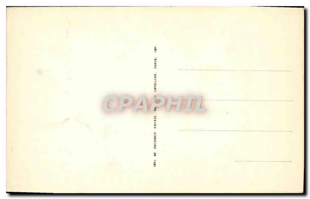 Blois — Museu do Castelo — O Duque de Guise — ND. - Verso