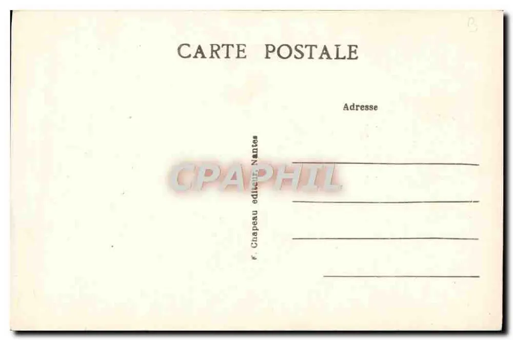 Madame Stylite de Kersabiec — Retrato — Editor Chapeau, Nantes, n°82 - Verso