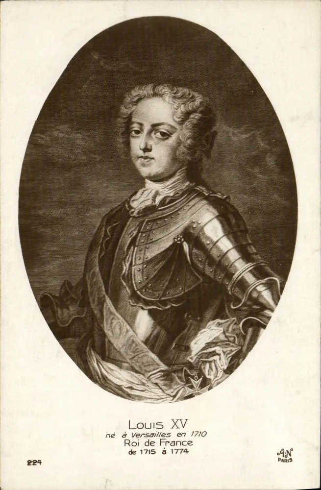 Louis XV — König von Frankreich 1710-1774 — A.N. Paris n°224 - Vorderseite