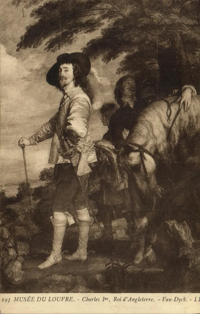 Karl I., König von England — Musée du Louvre — Van Dyck — n° 193 - Vorderseite