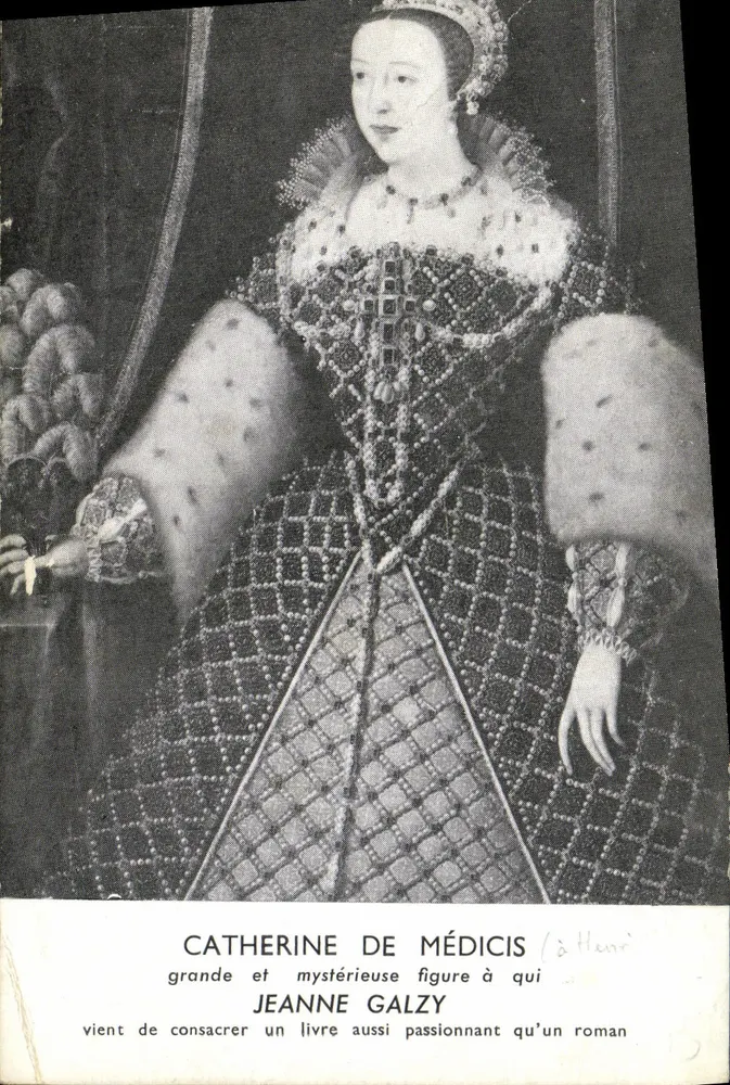 Catherine de Médicis — historisches Portrait — Verleger nicht sichtbar - Vorderseite