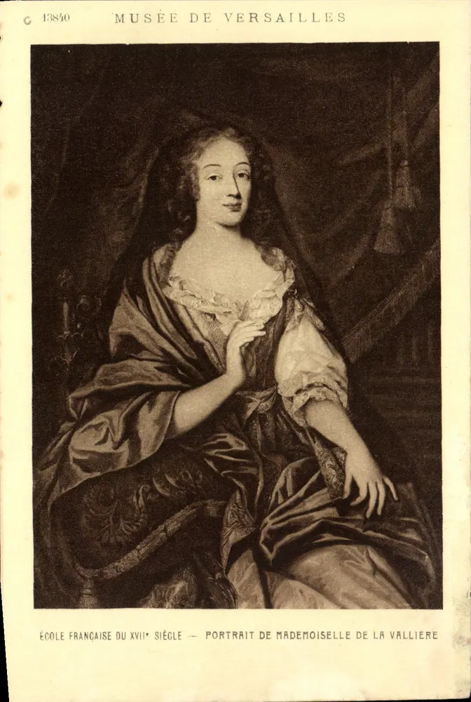 Mademoiselle de La Vallière — Portrait au musée de Versailles — Éditeur Braun & Cie, Paris - Vorderseite
