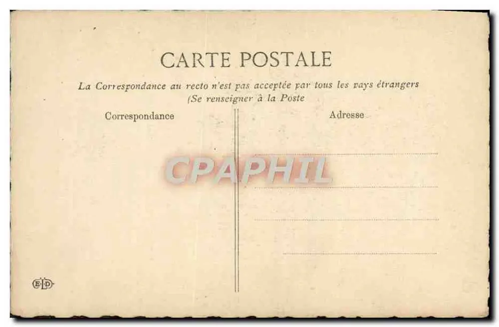 Marquis de La Fayette — portrait en buste — éditeur EID, n°40 - Verso