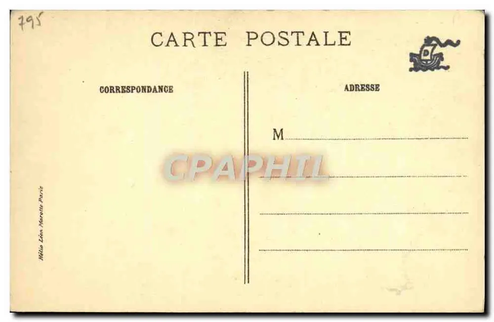 Madame de Pompadour — ritratto inciso — J. E. Bulloz, Editore - Verso