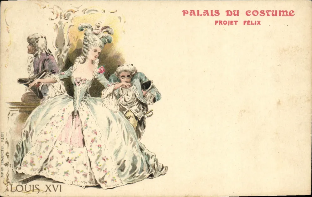 Palast des Kleides — Projekt Félix — Druck von Lemercrier, Paris - Vorderseite