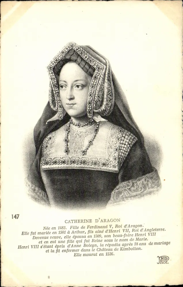 Catarina da Arábia — Retrato gravado — Meurlein Frères, n° 147 - Frente
