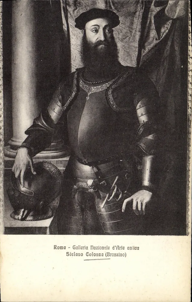 Stefano Colonna — Retrato — Galleria Nazionale d'Arte Antica, Roma - Frente