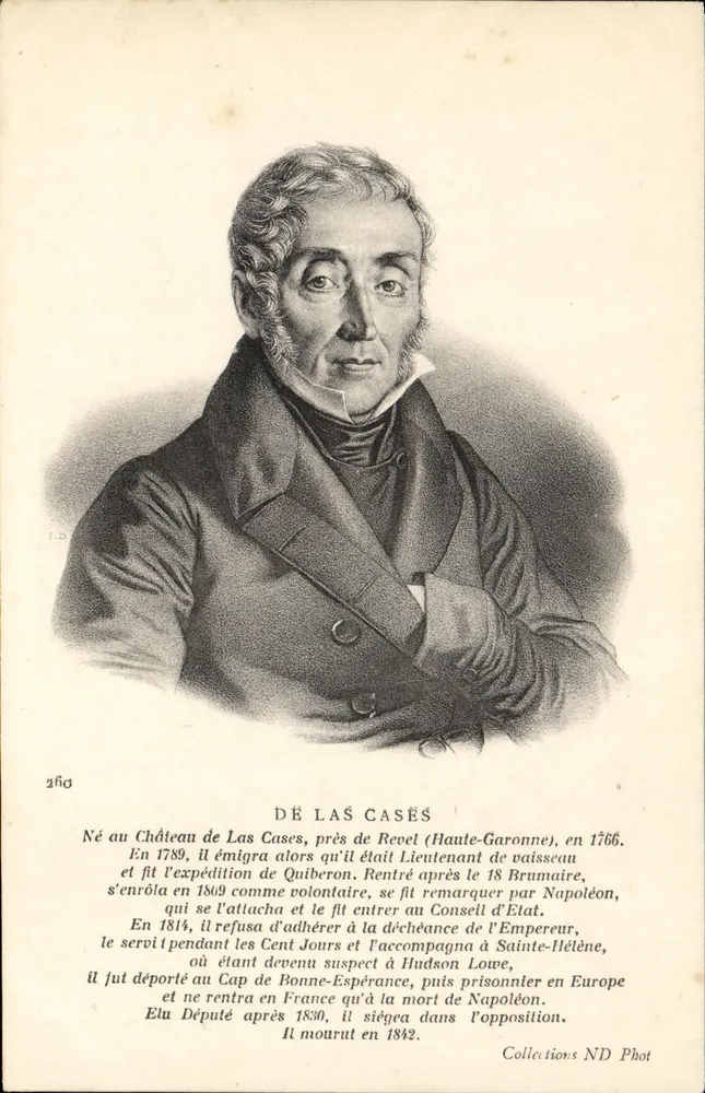 Dé Las Casés — Biografia — Collections ND Phot - Frente