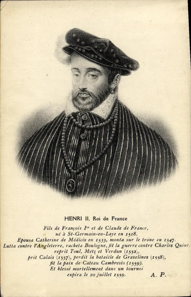 Henri II, König von Frankreich — A.P. — Verlag A. P. - Vorderseite