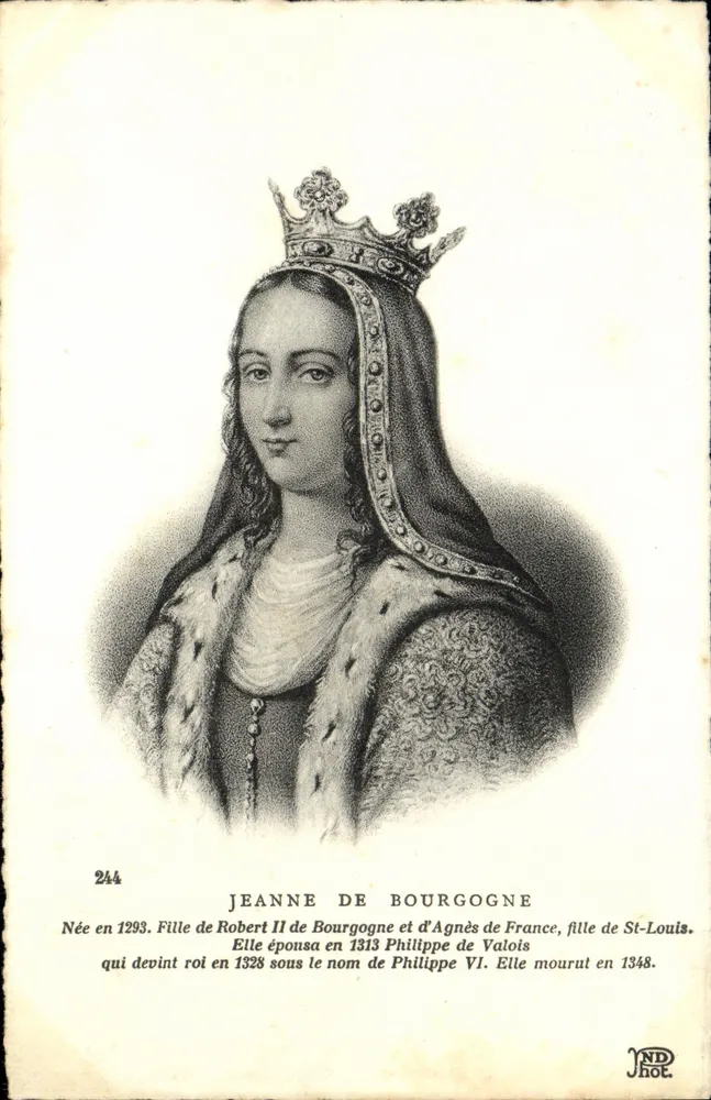Joana da Borgonha — Retrato gravado — JND HOT, n° 244 - Frente