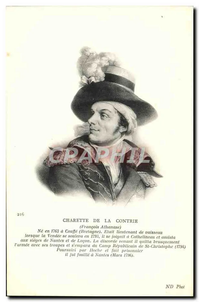 Charette de la Contrière — François Athanase — ND Phot, n° 216 - Frente