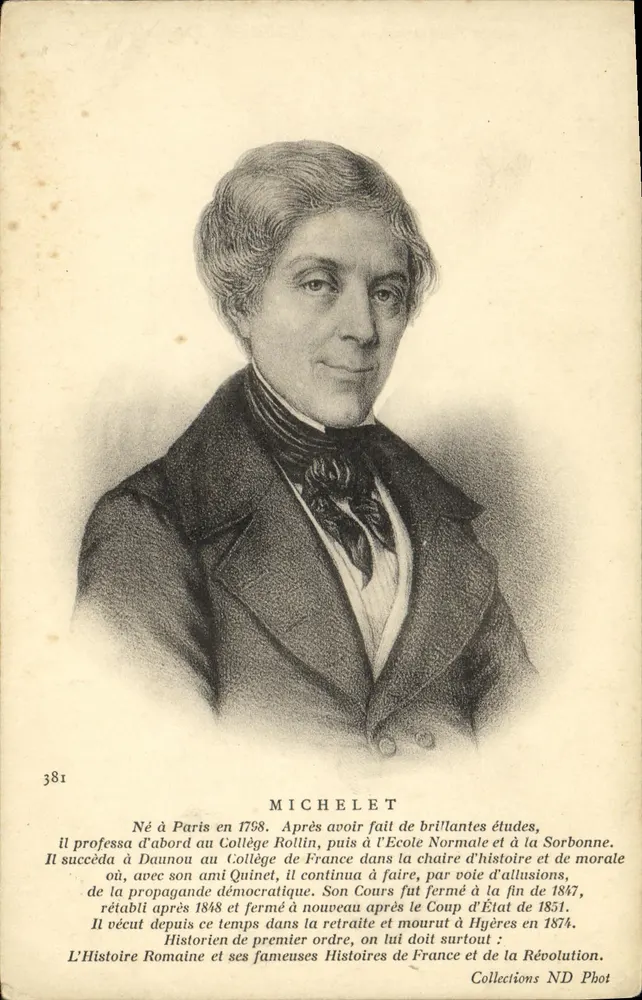 Michellet — Historien de premier ordre — Collections ND Phot, n° 381 - Frente