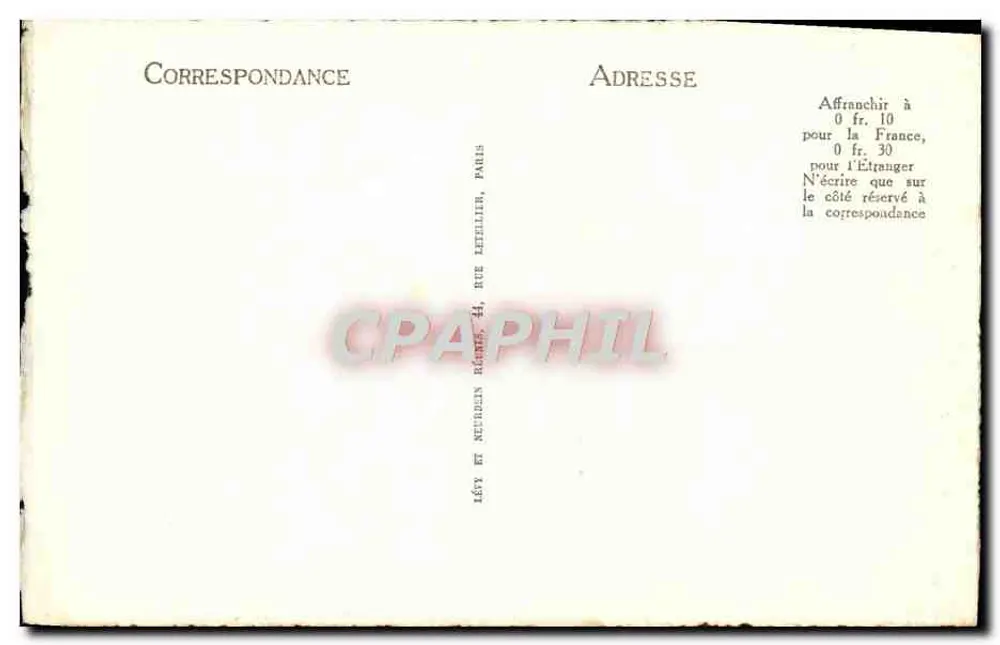 Crillon — Frans generaal van de 16e eeuw — Uitgever Lévy et Neurdein, n° 283 - Achterkant
