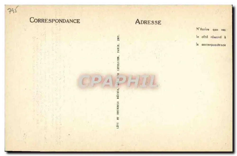 Cinq Mars — H. Coiffier de Raze, Marquês de — editor não identificado, n° 305 - Verso