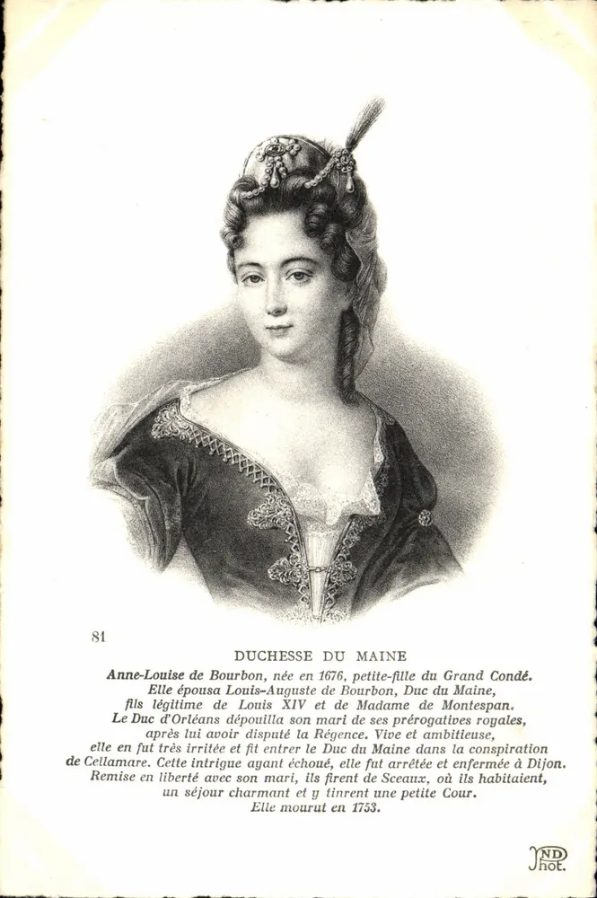 Duchesse von Maine — Anne-Louise de Bourbon — JND Phot. - Vorderseite