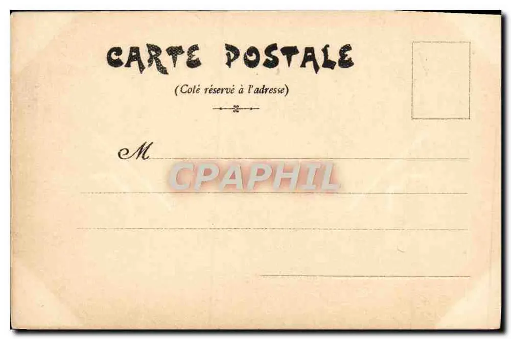 Frau Desprez — Portrait im Busto — Fotograf Reutlinger - Rückseite