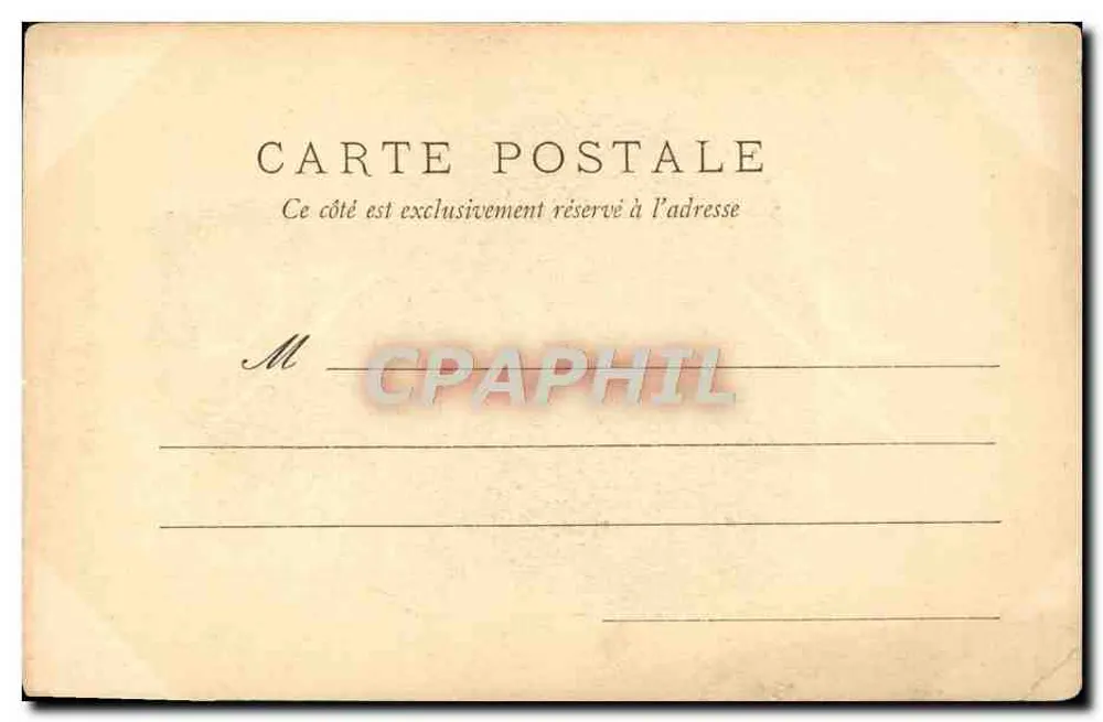 Herr Le Bargy — Unsere Schauspieler — Verlag P.M. Paris - Rückseite