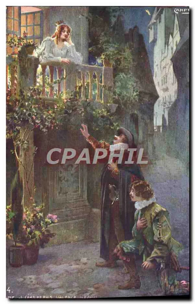 Renaissance — Szene am Balkon — Campy, Nr. 4 - Vorderseite