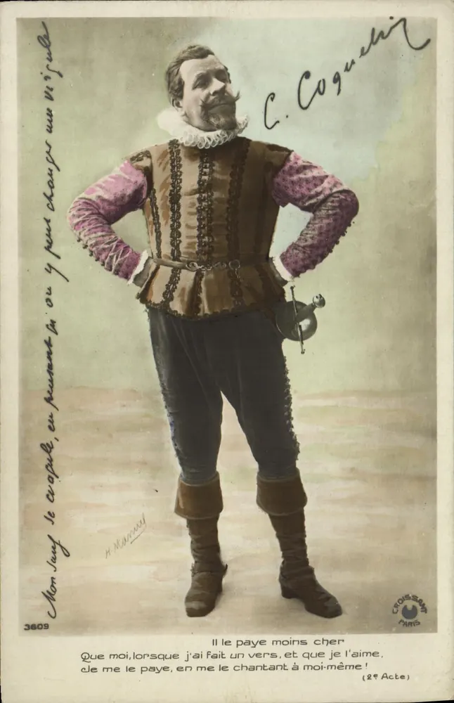 C. Coquelin — Schauspieler in Ritterkleidung — Verlag H. Knobloch, Nr. 3609 - Vorderseite