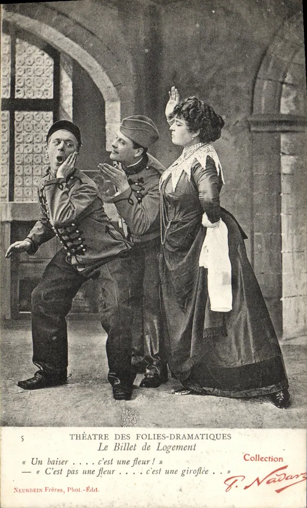 Theater der Folies-Dramatiques — Der Sitzplatz — Neurdein Brüder, Nr. 5 - Vorderseite