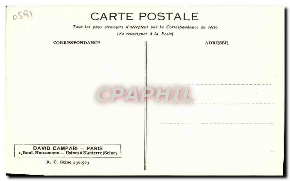 Publicidade Campari — F. Duvalles — Studio Lorelle - Verso